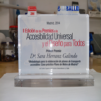 trofeo de metacrilato impreso